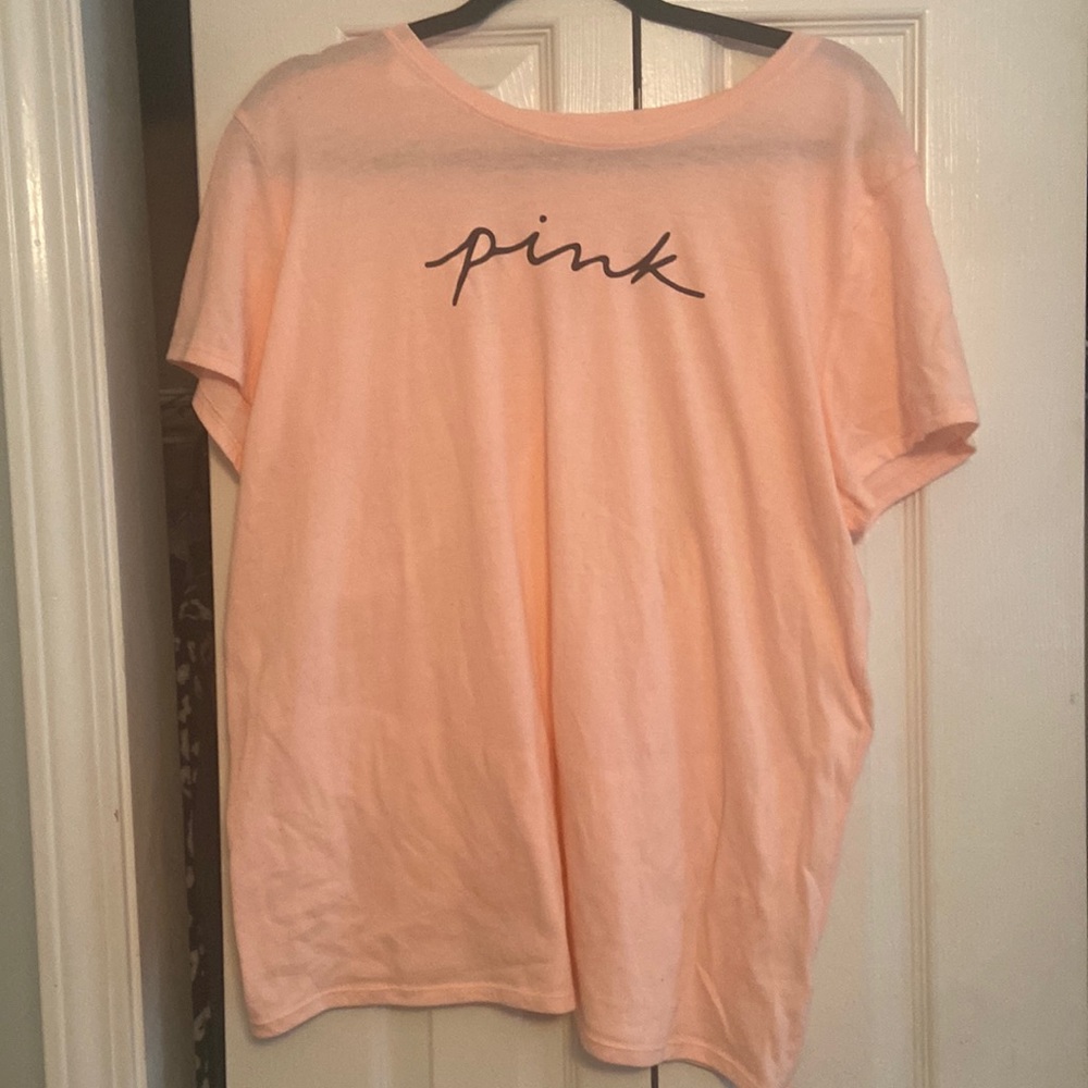 Victoria Secret peach color tshirt